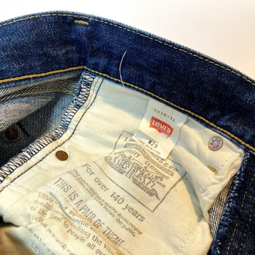 LEVI'S リーバイス 503B XX デニムパンツ W29 ビッグE 赤耳 ジーンズ ...