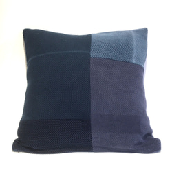 45x45 ビンテージ 藍染 襤褸 リメイク クッションカバー ボロ 5 45x45 ビンテージ 藍染 襤褸 リメイク クッションカバー ボロ 5