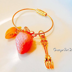 ♥ Miss Granger ♥ 士多啤梨與芭娜娜 Strawberry & Banana Keyring 第1張的照片