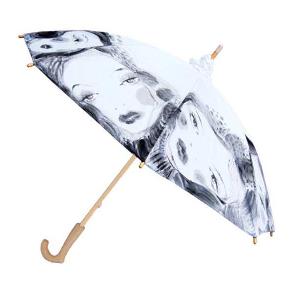 手描き日傘 – lady go round - 1枚目の画像