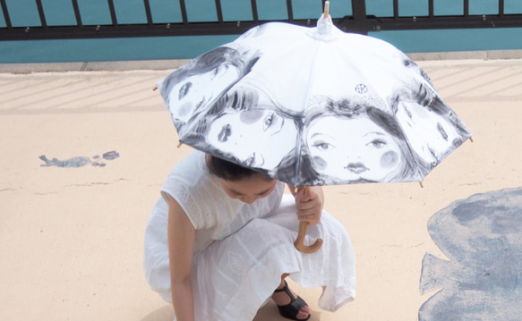 手描き日傘 – lady go round - 3枚目の画像