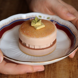 【革パティシエseries】牛革パンケーキにリングを込めよう『ダブルバター』リングケース 4枚目の画像