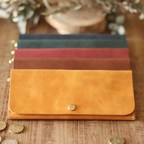 ◎薄い◎シンプルスリムな長財布◎ 長財布 革工房Broonie 通販 3787447