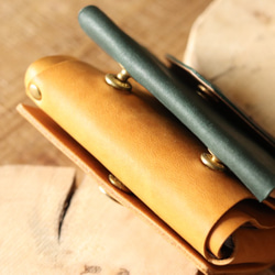 どの色をおんぶする？【着脱式！三折おんぶ財布】ミニマム・三つ折り・コンパクト 6枚目の画像