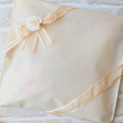 【在庫限り】フラワーフォトフレーム plain wood ピンク 4枚目の画像