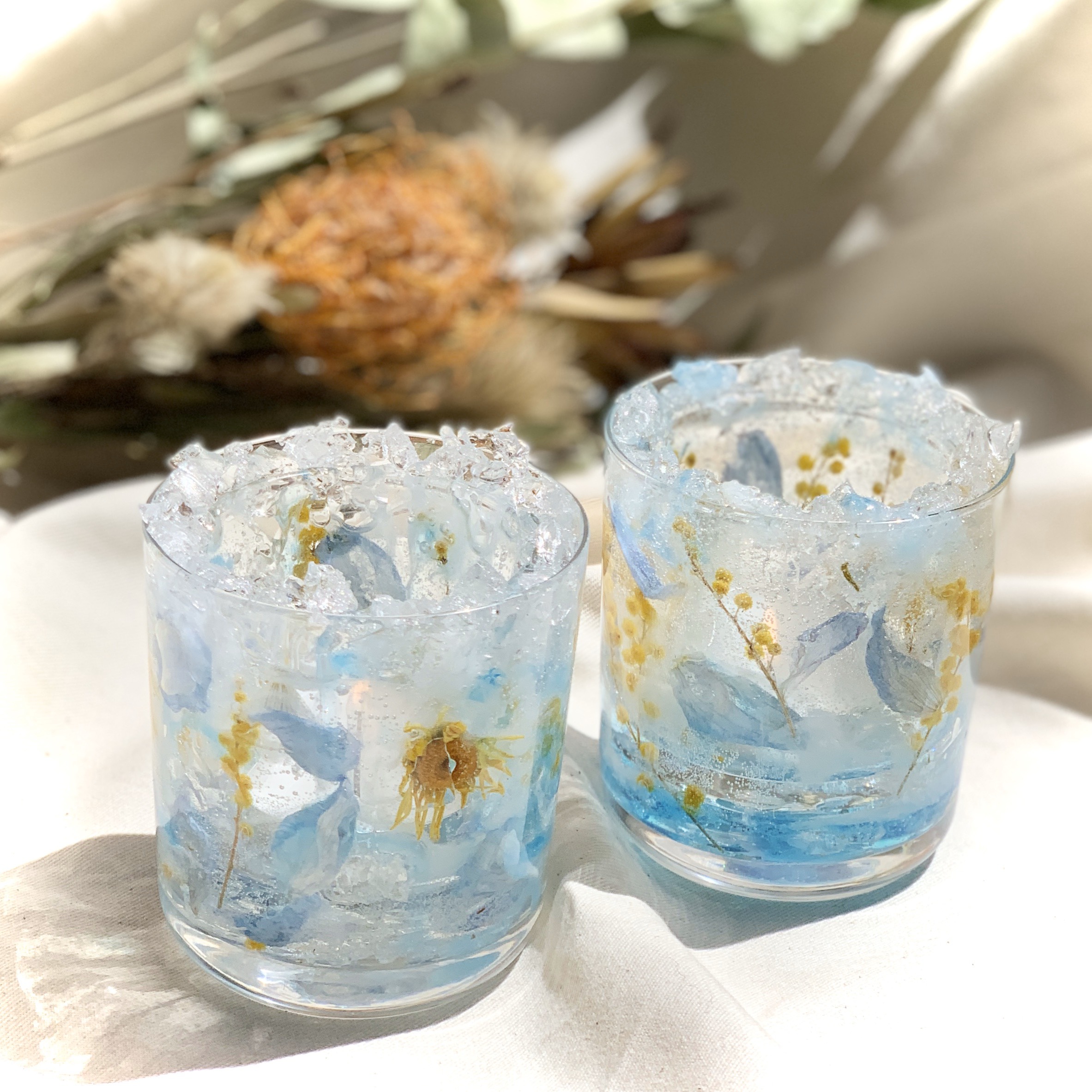 クラッシュジェルキャンドルホルダー キャンドル・キャンドルホルダー