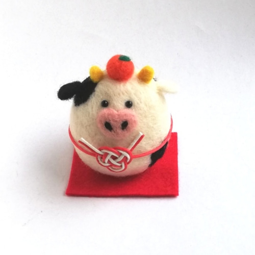 鏡餅の牛さん♡干支 鏡餅の牛さん♡干支