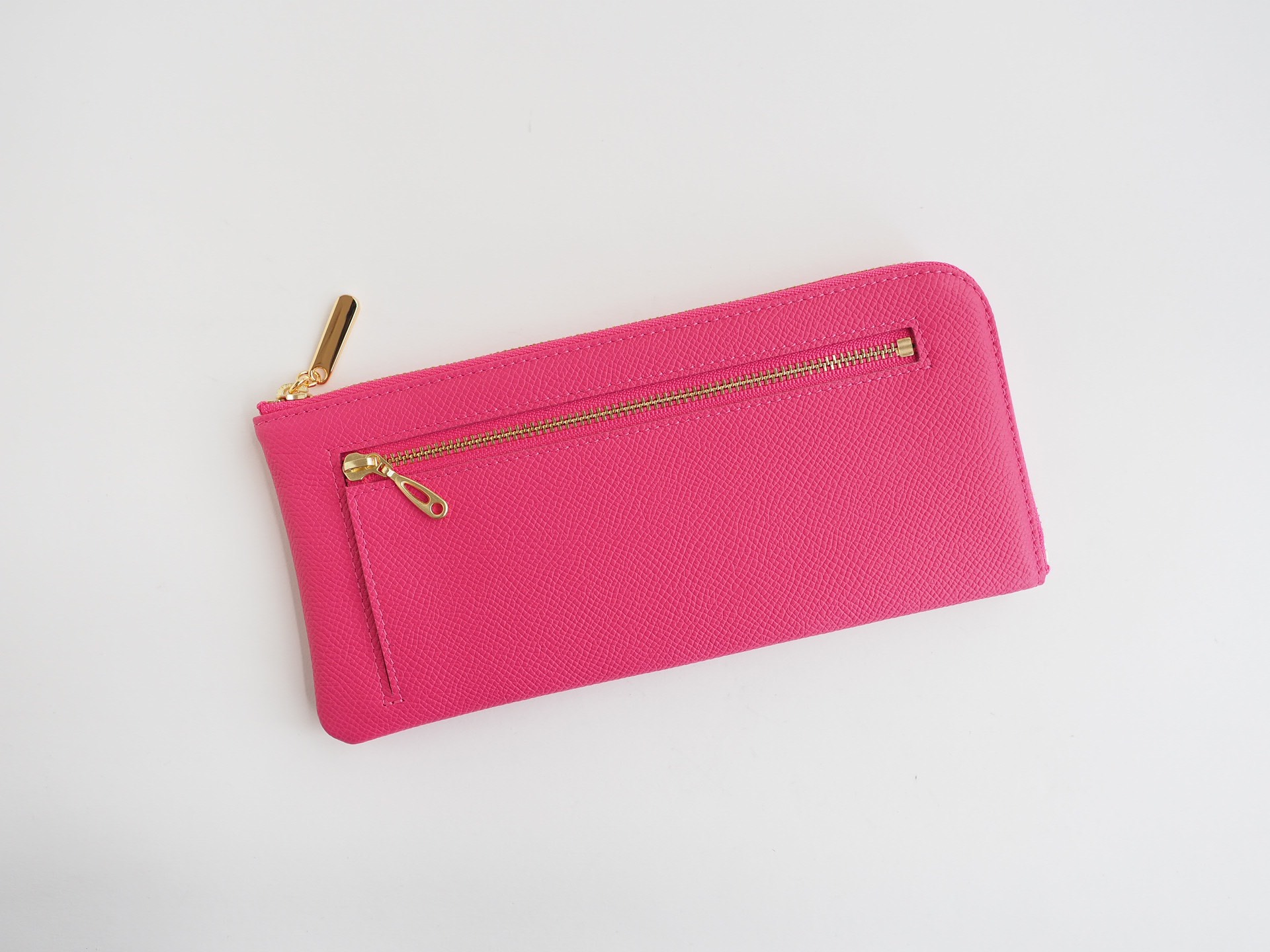 《受注生産》 ワインハイマー 24枚カードポケット 薄くて軽くて大容量な長財布 ディープピンク