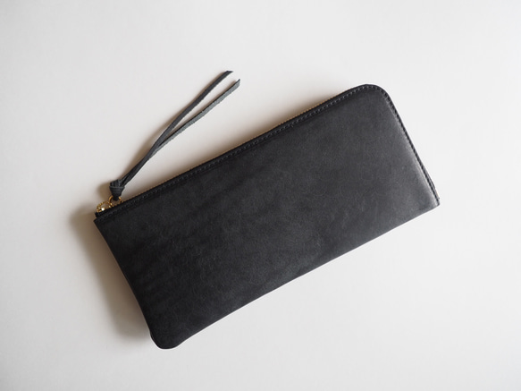 margot 薄くて軽くて大容量な長財布 24ZipWallet  ブラック 6枚目の画像