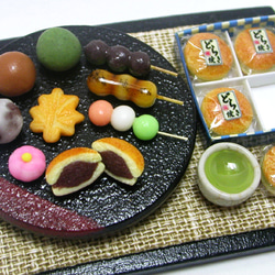 ミニチュア和菓子 ハンドメイド オーダー ドールハウス・ミニチュア・和菓子 その他置物 クライン