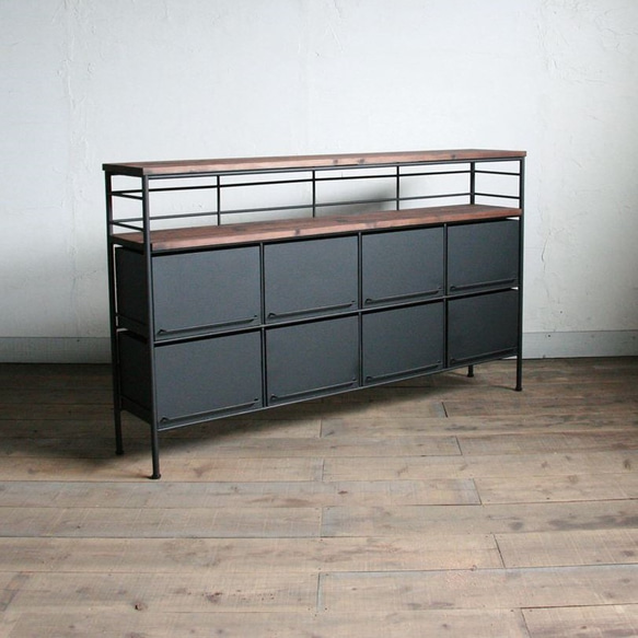 オーダーアイアンシェルフ 豊富なサイズバリエーション スチール製ラック 16-shelf _STEEF