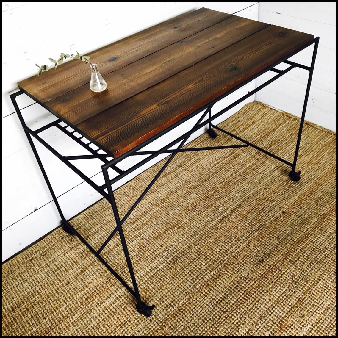 キャスター付き ダイニングテーブル【サイズオーダー可】