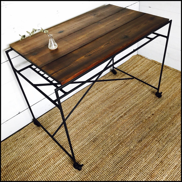 オーダーメイド 折りたたみダイニングテーブル キャスター付き オーダーメイド 折りたたみダイニングテーブル キャスター付き C