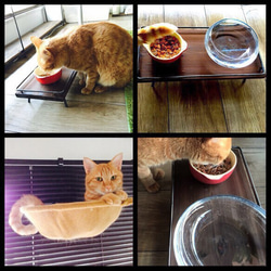 猫ちゃん専用テーブル【サイズオーダー可】 3枚目の画像