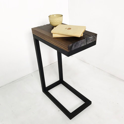 サイドテーブル（ハンドメイド） ビンテージ サイドテーブル・ローテーブル・ブライワックス