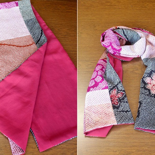 【個性派古着☆パッチワークジャケット】羽織り☆リメイク☆ドルマンスリーブ　M〜L mao made（マオメイド） 別注 ヴィンテージウェザー ドルマンスリーブ