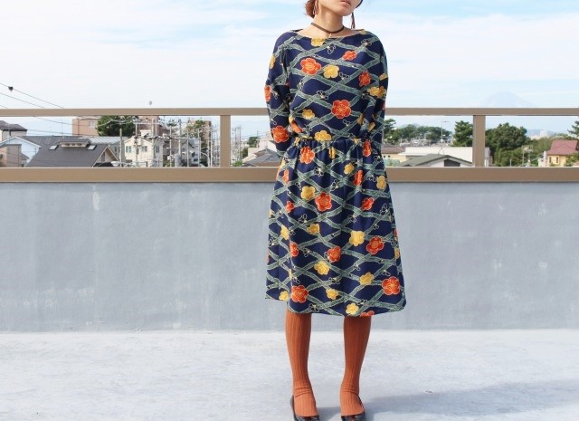 展示品　◇着物リメイク◇  セットアップ　緑×白　ベルト付き　1点もの 着物リメイクセットアップ＊トップス2枚付き〜夏にも涼しい最