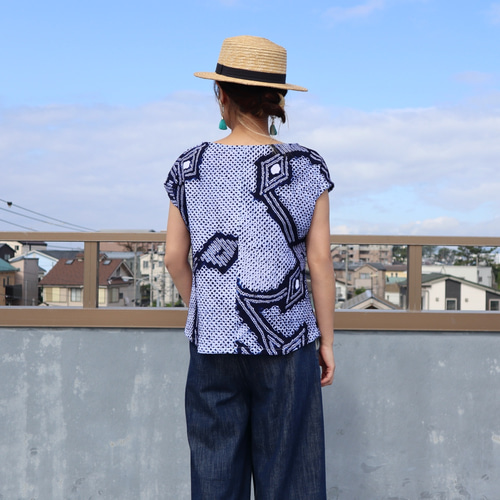 ④浴衣リメイクTシャツ