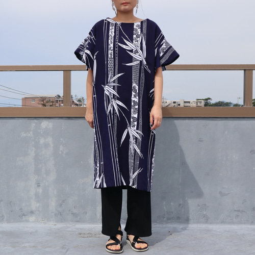 着物リメイク　浴衣ワンピース　 Lサイズ セール】【大きいサイズ】花柄浴衣セット（浴衣）｜Louiosy