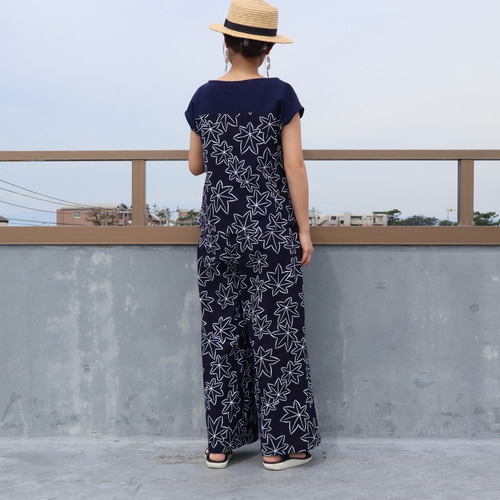 浴衣リメイク　確認用❣️浴衣反物からセットアップパンツ❣️ 浴衣リメイク 浴衣のセットアップ（もみじ・L） 着物リメイク
