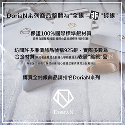 DoriANの独占デザインシルバーハンドスタースターリングシルバーイヤリングイヤリングパンク18Kゴールドとスターリングシルバー 7枚目の画像