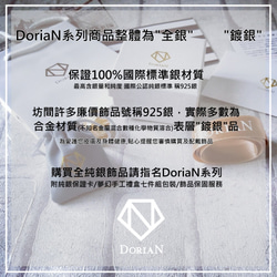 DoriAN手作銀飾獨家設計品牌經典方塊鑲鋯石 純銀耳環 18K金色 耳針 方塊 方形 附純銀保卡禮袋包裝生日禮物 現貨 第7張的照片