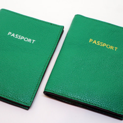 小旅行 - 手作り革パスポートカバーパスポート 5枚目の画像