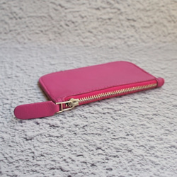 ラム薄い財布 - ピンク 1枚目の画像