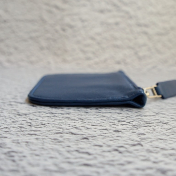 超薄型ラムスキン財布 - ブルー 4枚目の画像