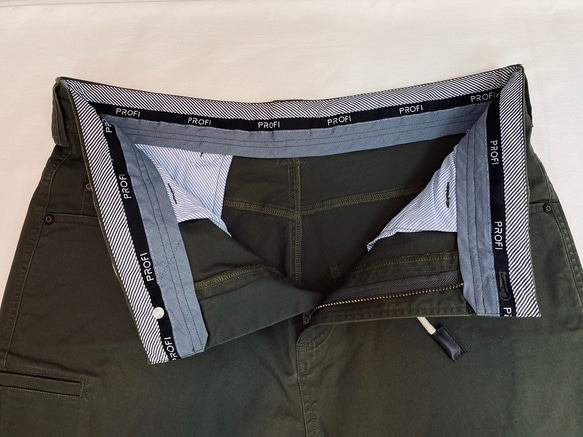BA004 叢林綠八口袋超彈力修身短褲 第6張的照片