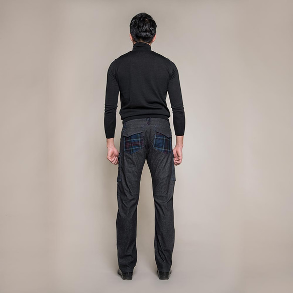 經典暖男 Berlin Classic Scotland Check 7 Pockets 經典蘇格蘭紋七口袋暖男休閒褲 第2張的照片