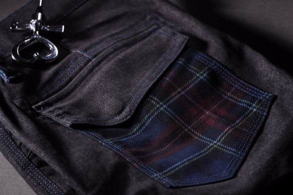 經典暖男 Berlin Classic Scotland Check 7 Pockets 經典蘇格蘭紋七口袋暖男休閒褲 第7張的照片