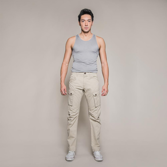 型格浪人 Berlin Light Beige 7 Pockets 柏林淺米色七口袋浪人休閒褲 第1張的照片