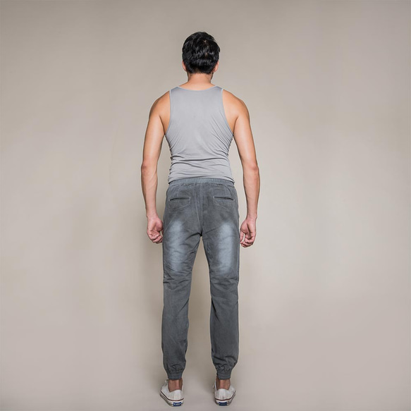 型格浪人 Amsterdam Khaki 8 Pockets Washed 卡其灰色重度刷白水洗八口袋浪人休閒褲 第2張的照片