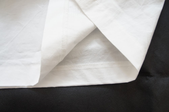 ◇受注生産sizeMorL◇ふんわりタック袖の白色ブラウス 8枚目の画像