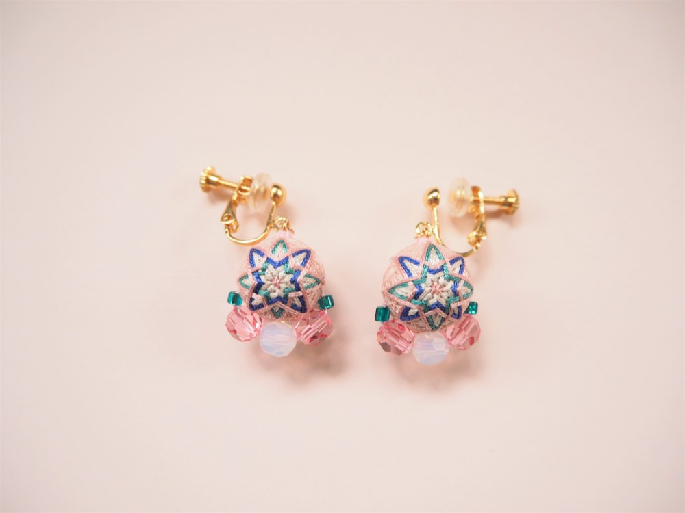 【風信子/Hyacinth】TEMARIのピアス（イヤリング）