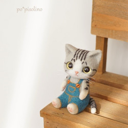 み*色様 10日までオークション★作家 ぬいぐるみ 子猫 テディベア 猫 羊毛フ Yahoo!オークション - テディベア作家 細川祐子様 ネコ