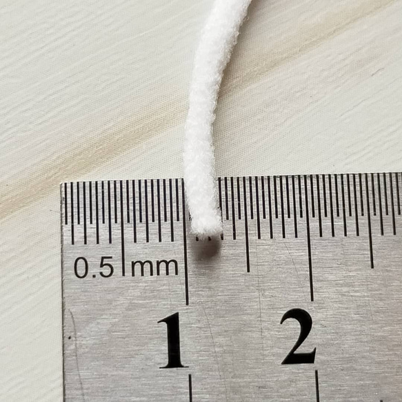 [20m] マスク用ゴム紐 3mm 2枚目の画像