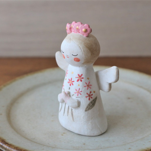 人形　キューピー　天使　陶器　置物　インテリア　工芸品　美術品　A2737 人形 キューピー 天使 陶器 置物 インテリア 工芸品 美術品 A2737