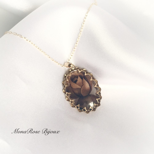 Antique Rose Necklace 2枚目の画像