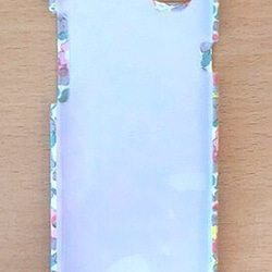 iphone8 iPhonex対応☆花柄☆リバティ生地　３色 5枚目の画像