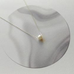 sn019唯一(珍珠)－純銀珍珠項鍊 第2張的照片