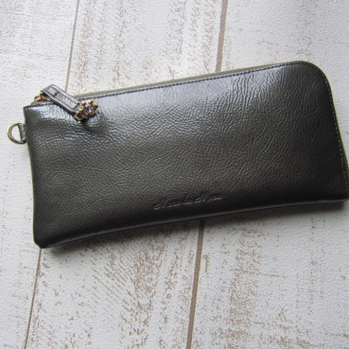 送料無料2025年金庫カラー薄くて軽いエナメルロング長財布一番人気