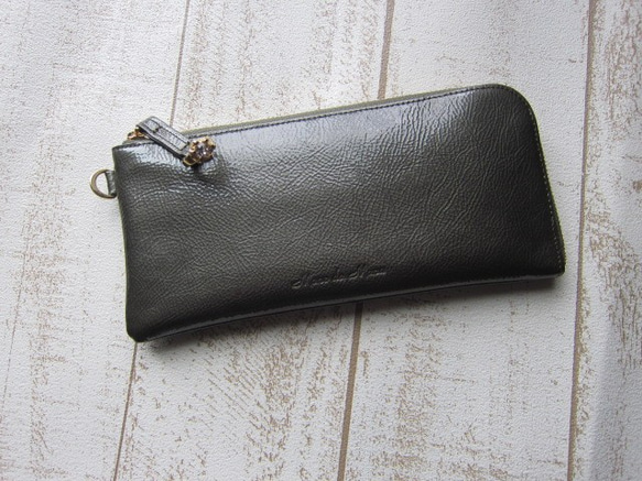 送料無料2025年金庫カラー薄くて軽いエナメルロング長財布一番人気