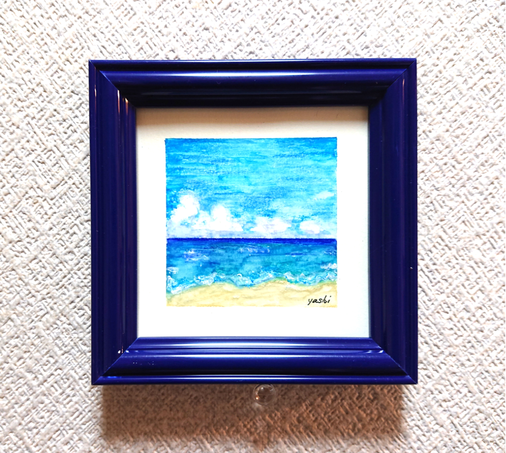 夏の値下げ!色鉛筆画 「夏のおもいで」 原画 絵画 yashi's 通販