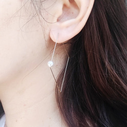 簡潔珍珠大耳環 / The one  Swarovski  Pearl 14KGF earring. 禮物. 聖誕節. 第2張的照片