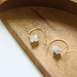 月光石耳環 / Moonstone 14K GF earring 第1張的照片