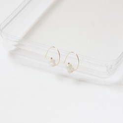 月光石耳環 / Moonstone 14K GF earring 第2張的照片