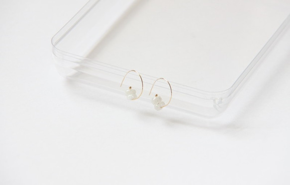 月光石耳環 / Moonstone 14K GF earring 第2張的照片