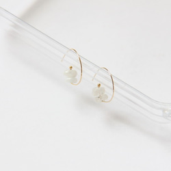 月光石耳環 / Moonstone 14K GF earring 第3張的照片